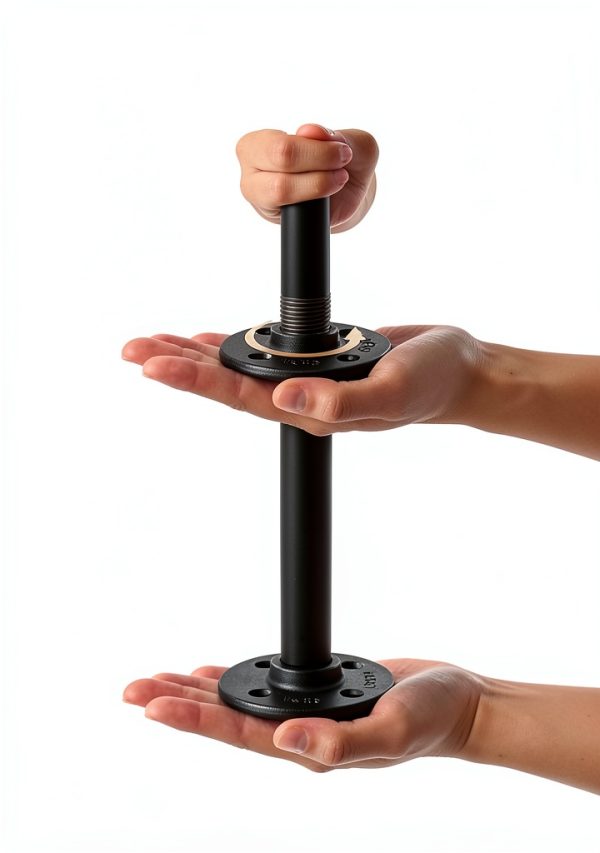 Niubid 3/4 Inch Black Iron Pipe Nipples DIY Industrial Decor-6