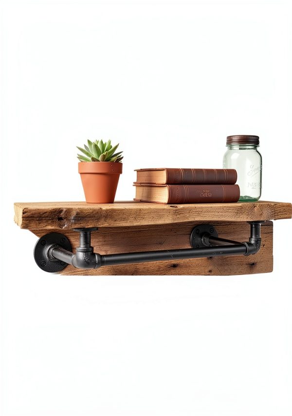 Niubid Black Malleable Iron Pipe Nipples DIY Industrial-8