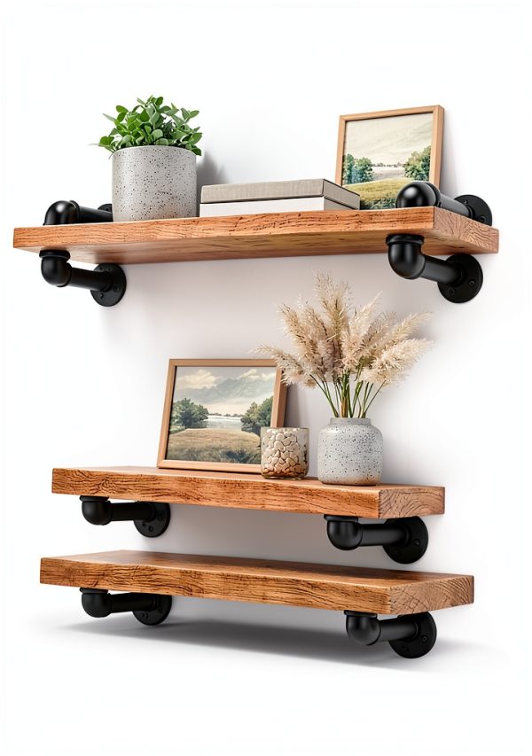 Niubid 3/4 Inch Black Iron Pipe Nipples DIY Industrial Decor-5