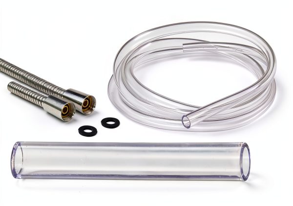 Klabb Shower Hose 80 Inch Chrome Silver Flexible PEX-5
