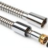 Klabb Shower Hose 80 Inch Chrome Silver Flexible PEX-2