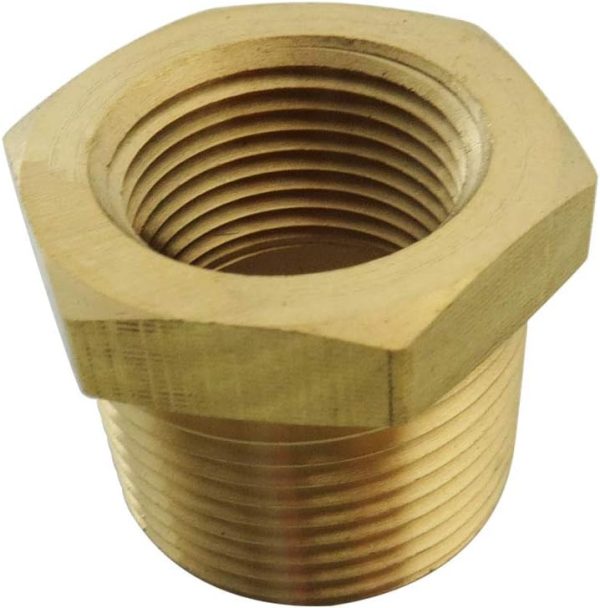 Brass NPT Hex Bushing Pipe Fitting TL TOOLEGIN Reducer-3