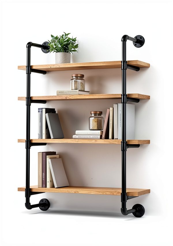 Niubid 3/4 Inch Black Iron Pipe Nipples DIY Industrial Decor-5