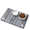 IIDEA Pet Feeding Mat Absorbent Non Slip Cat Dog Mat-0