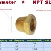 Brass NPT Hex Bushing Pipe Fitting TL TOOLEGIN Reducer-0