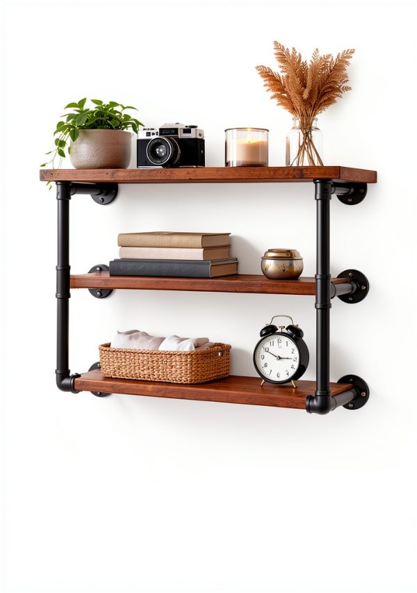 Niubid 3/4 Inch Black Iron Pipe Nipples DIY Industrial Decor-8