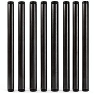 Niubid 3/4 Inch Black Iron Pipe Nipples DIY Industrial Decor-0