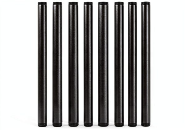 Niubid 3/4 Inch Black Iron Pipe Nipples DIY Industrial Decor-0