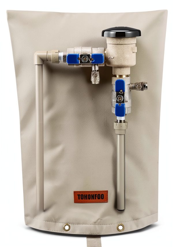TOHONFOO Backflow Preventer Cover Insulated Waterproof-0