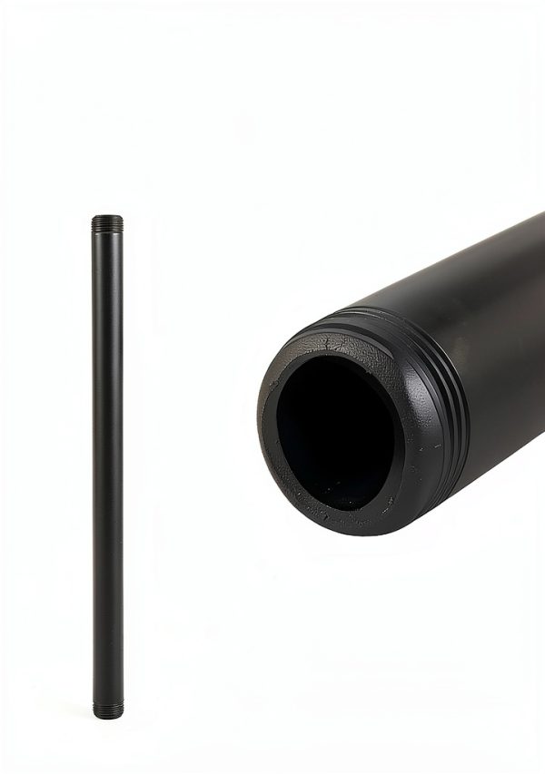 Niubid 3/4 Inch Black Iron Pipe Nipples DIY Industrial Decor-2