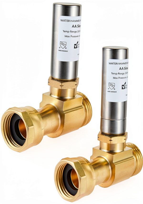 EFIELD Water Hammer Arrester Brass Stainless Steel Pipe-0