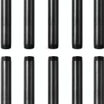 Niubid 3/4 Inch Black Iron Pipe Nipples DIY Industrial Decor-0