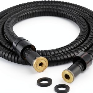 Hibbent Shower Hose Stainless Steel Oil Rubbed Bronze-0