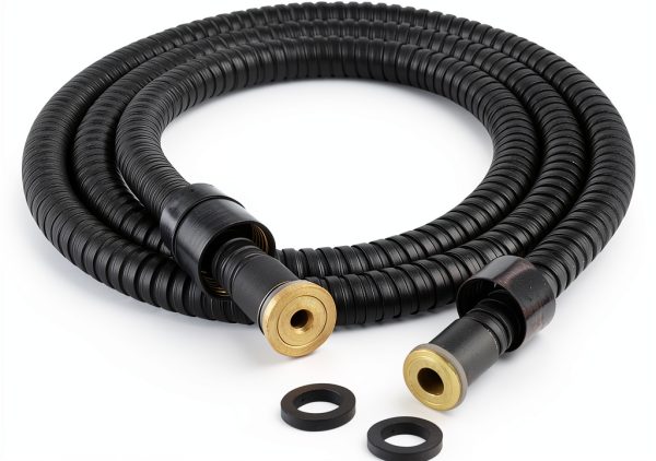 Hibbent Shower Hose Stainless Steel Oil Rubbed Bronze-0