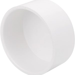 Lswteiz PVC Pipe Fittings End Cap 4Inch White ASTM D2466-0