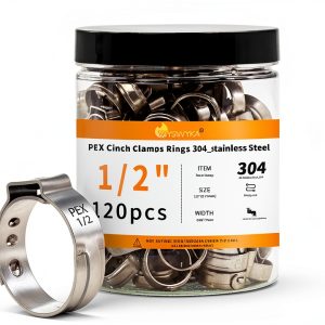 WYSIWYKA PEX Clamps Stainless Steel Pipe Fittings Plumbing-0