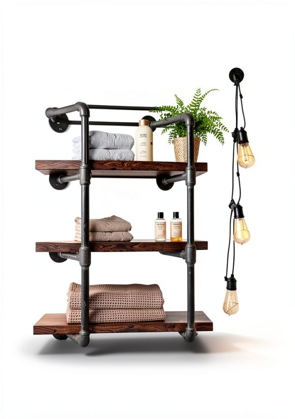 Niubid 3/4 Inch Black Iron Pipe Nipples DIY Industrial Decor-1