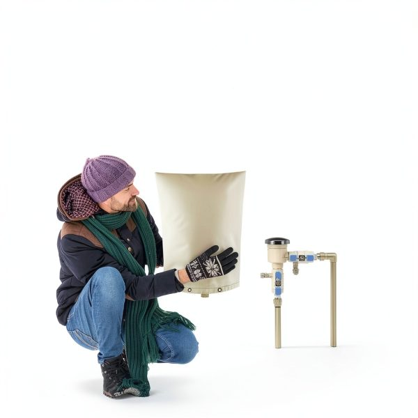 TOHONFOO Backflow Preventer Cover Insulated Waterproof-3