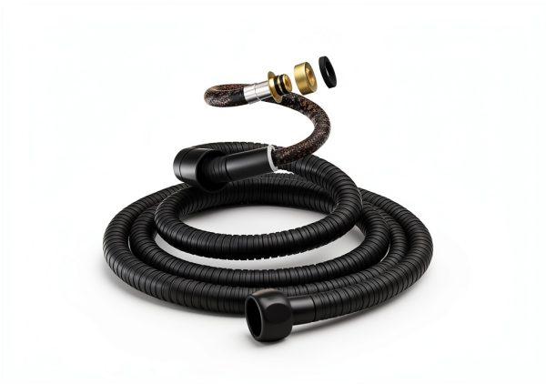 Hibbent Shower Hose Stainless Steel Oil Rubbed Bronze-5