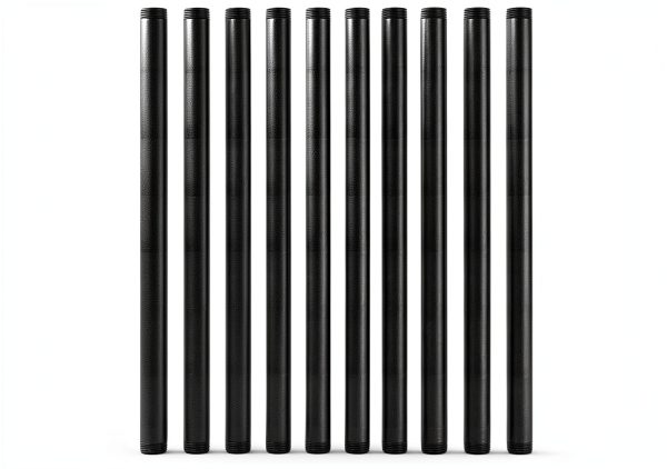 Niubid 3/4 Inch Black Iron Pipe Nipples 10 Pack-0