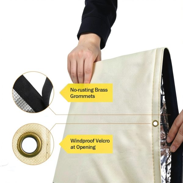 TOHONFOO Backflow Preventer Cover Insulated Waterproof-6