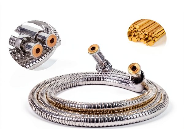 Klabb Stainless Steel Shower Hose Flexible Extra Long Chrome-3