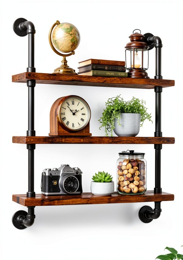 Niubid 3/4 Inch Black Iron Pipe Nipples DIY Industrial Decor-8