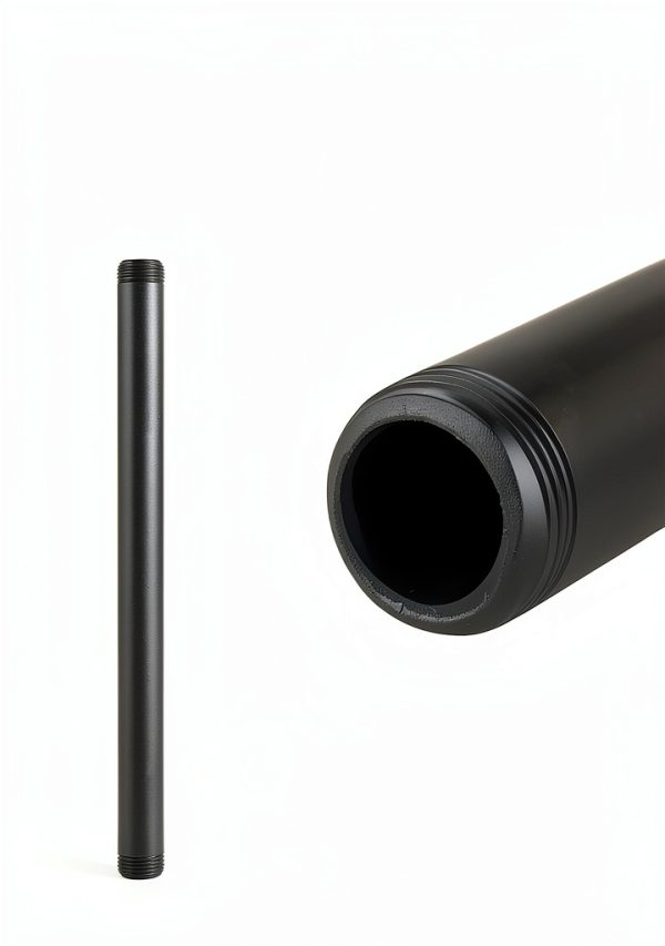 Niubid 3/4 Inch Black Iron Pipe Nipples DIY Industrial Decor-2