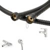 Hibbent Shower Hose Stainless Steel Oil Rubbed Bronze-1