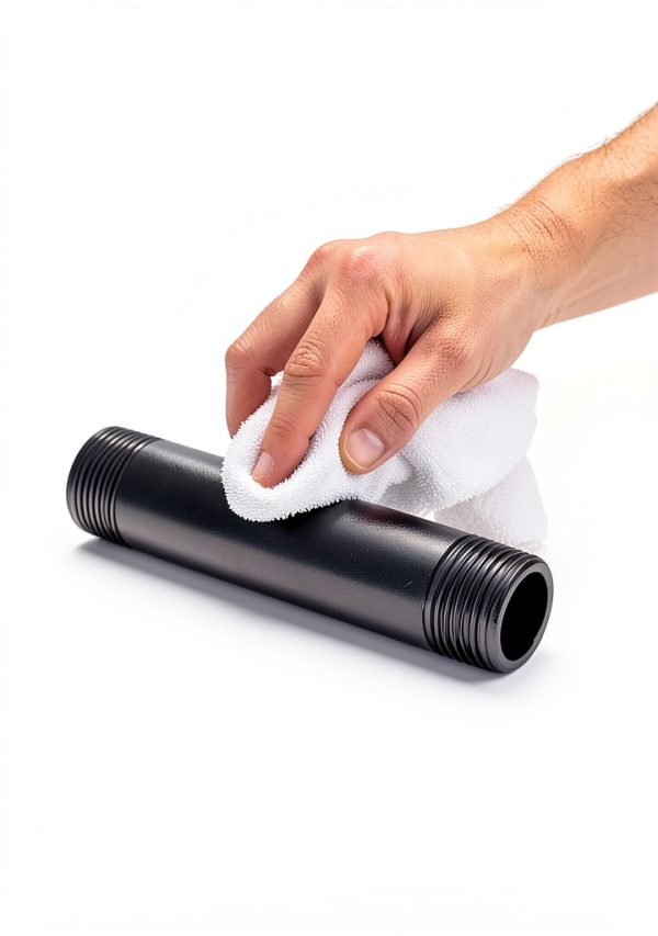 Niubid Black Malleable Iron Pipe Nipples DIY Industrial-7