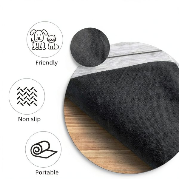 IIDEA Pet Feeding Mat Absorbent Non Slip Cat Dog Mat-3